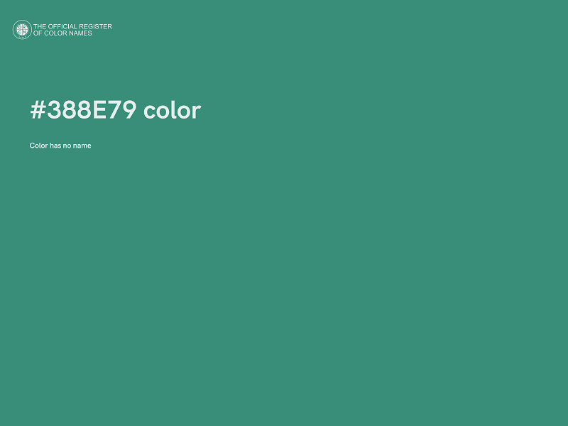 #388E79 color image