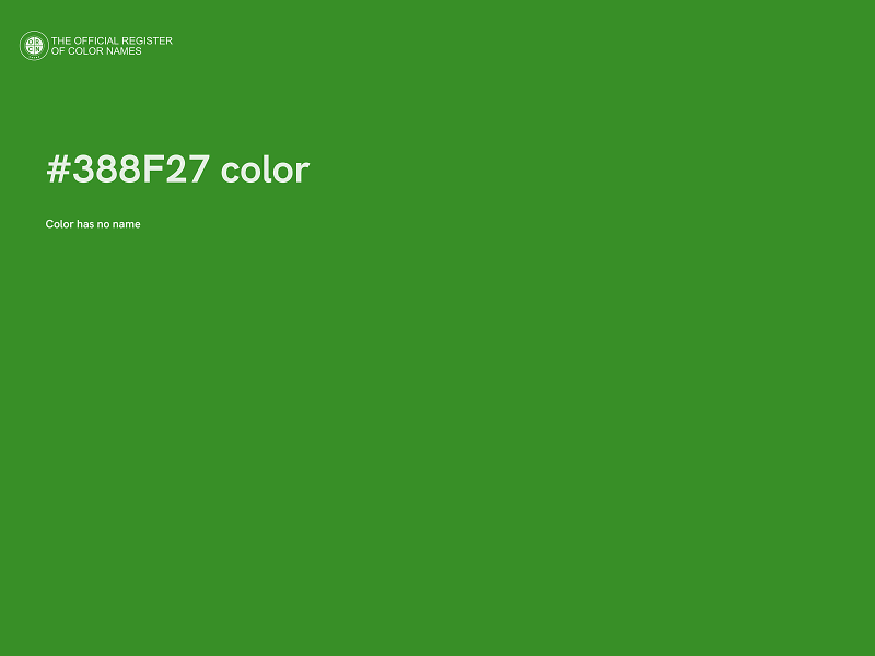 #388F27 color image