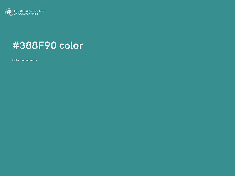 #388F90 color image