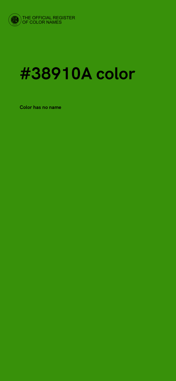 #38910A color image