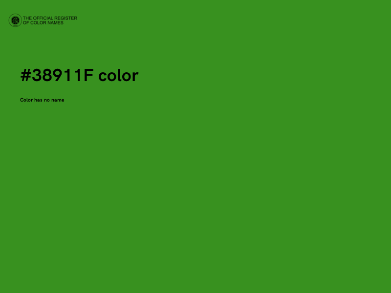 #38911F color image