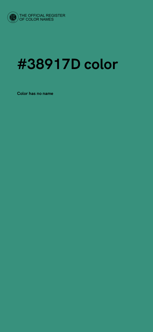 #38917D color image