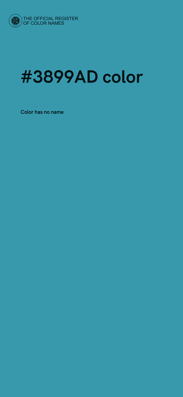 #3899AD color image