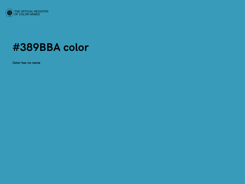 #389BBA color image