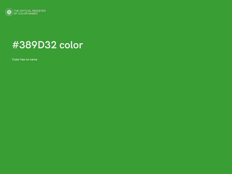 #389D32 color image