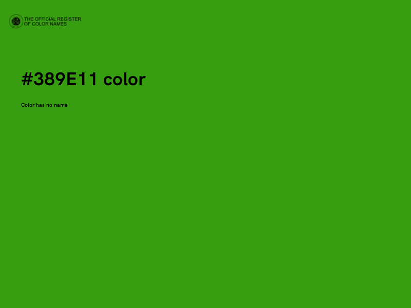 #389E11 color image