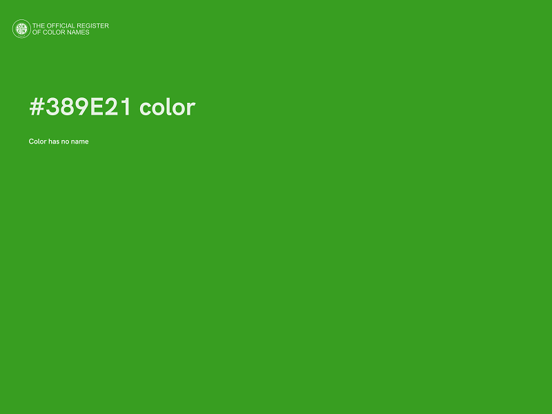 #389E21 color image
