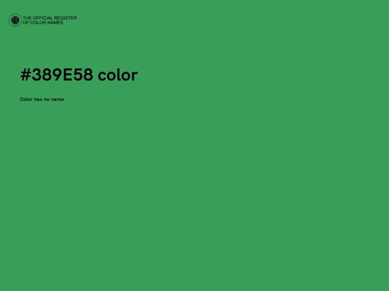 #389E58 color image