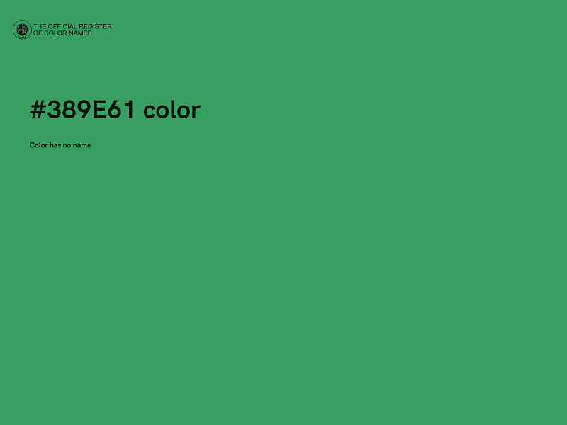 #389E61 color image