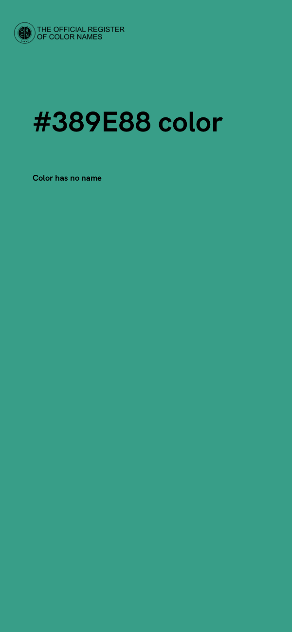 #389E88 color image