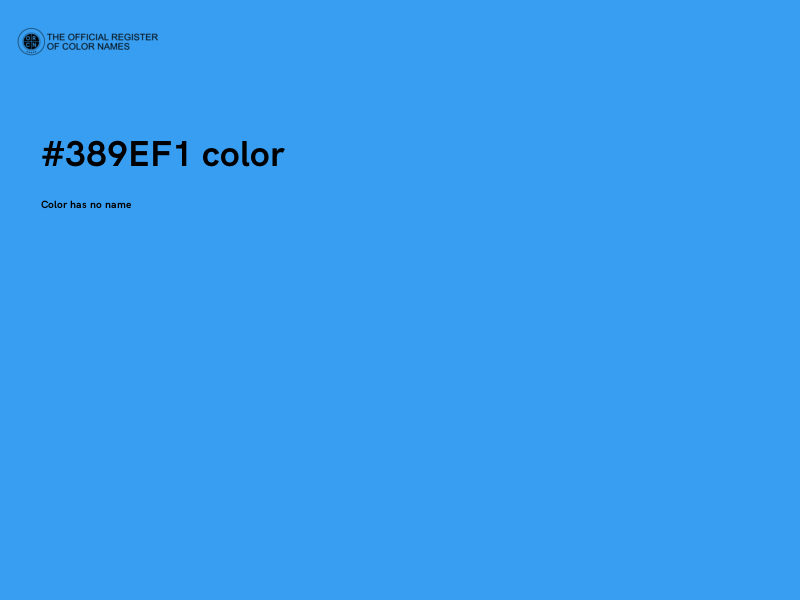 #389EF1 color image