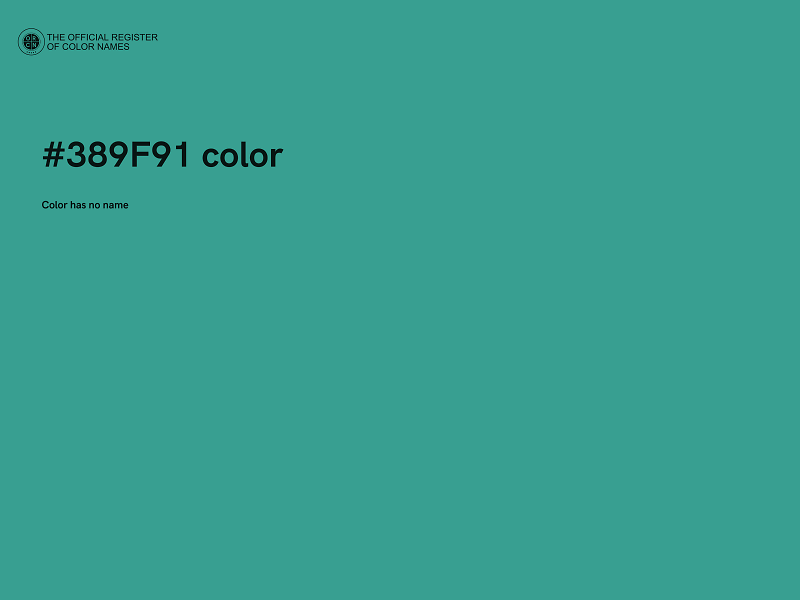 #389F91 color image