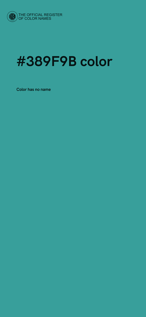 #389F9B color image