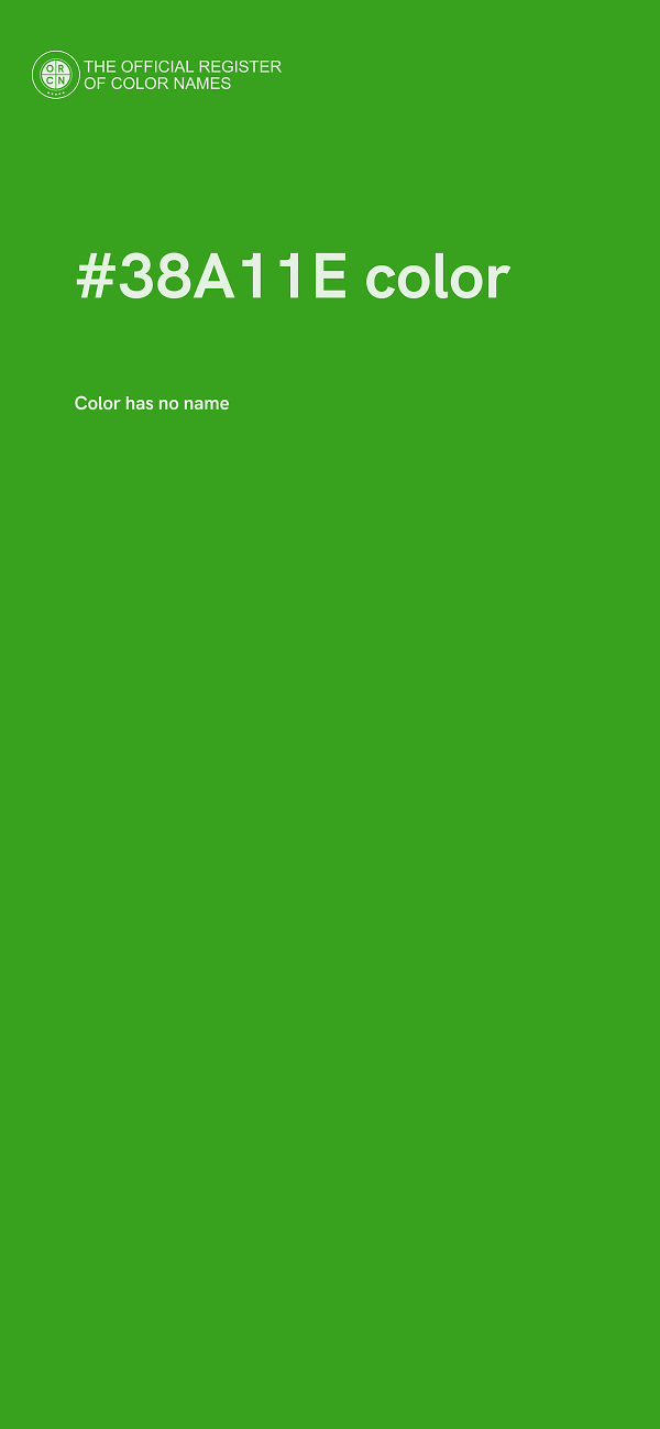 #38A11E color image