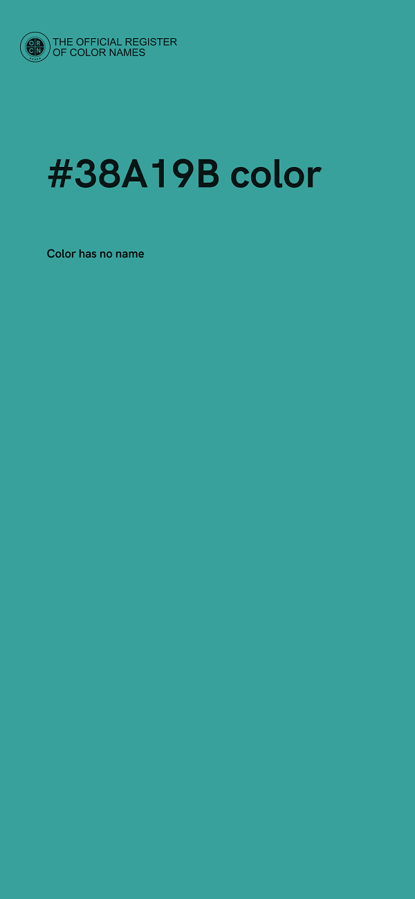 #38A19B color image