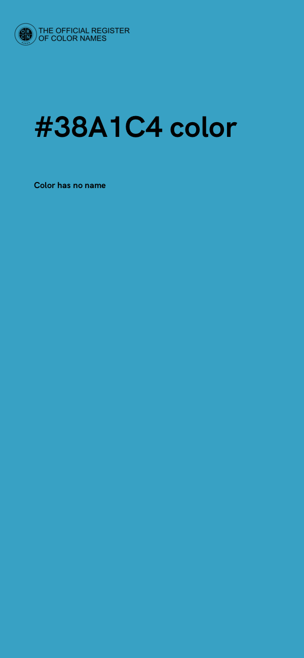 #38A1C4 color image