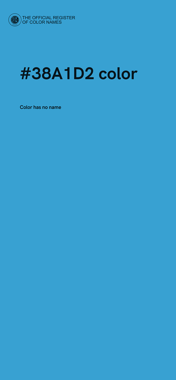 #38A1D2 color image