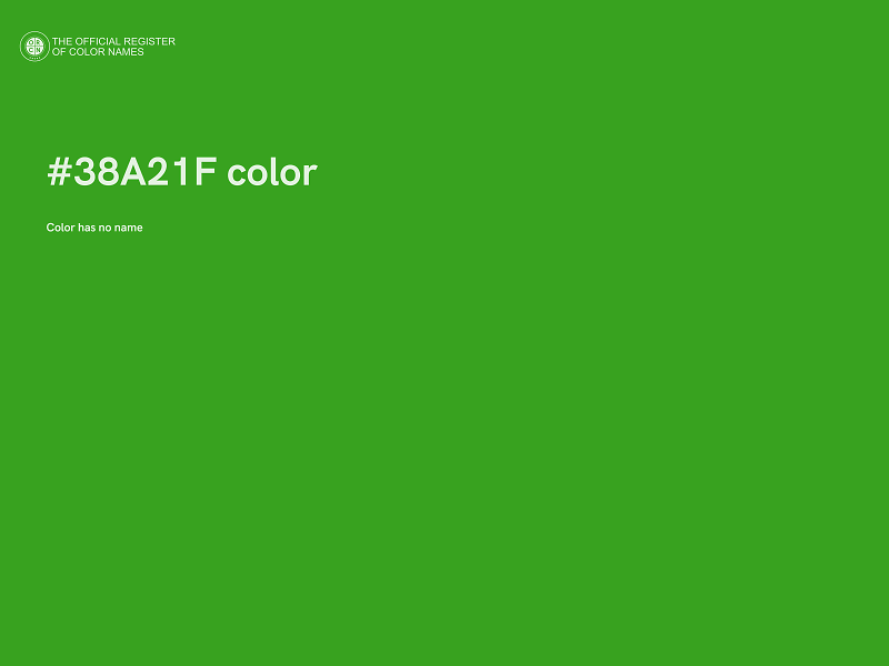 #38A21F color image