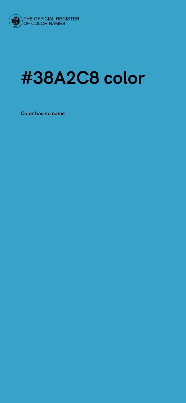 #38A2C8 color image