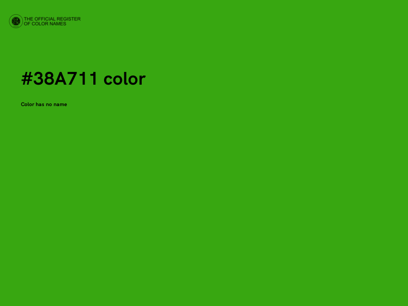 #38A711 color image