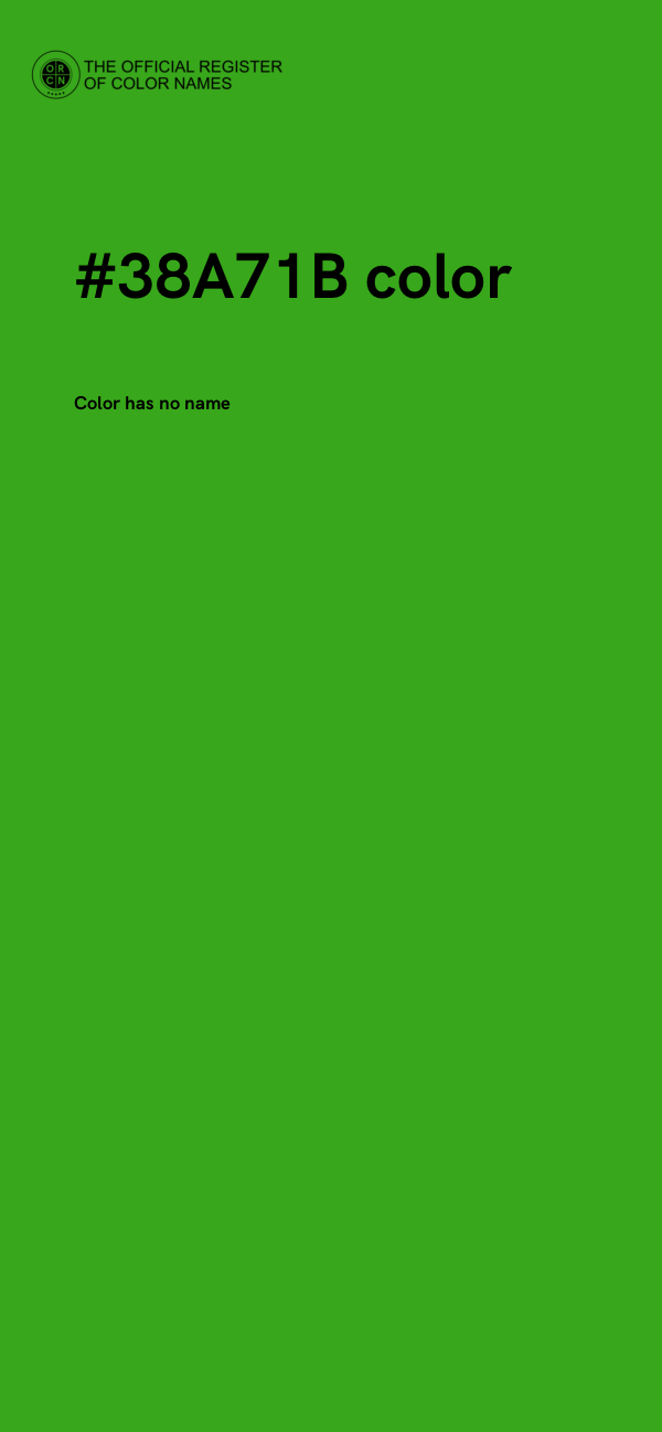 #38A71B color image