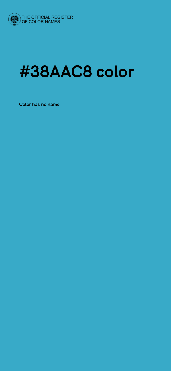#38AAC8 color image