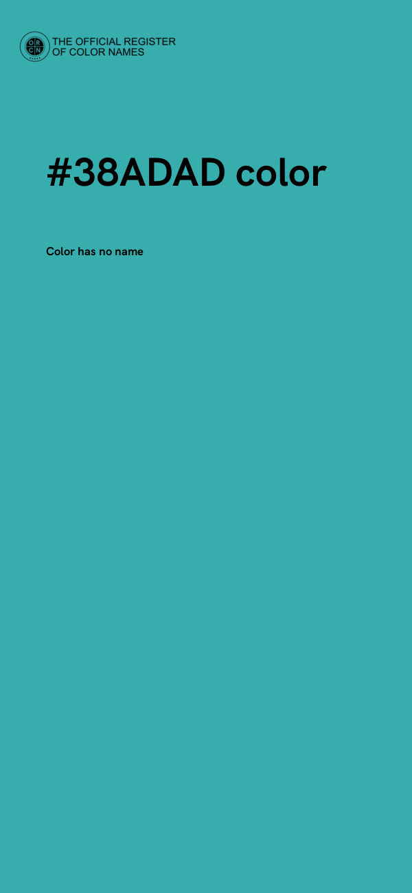 #38ADAD color image