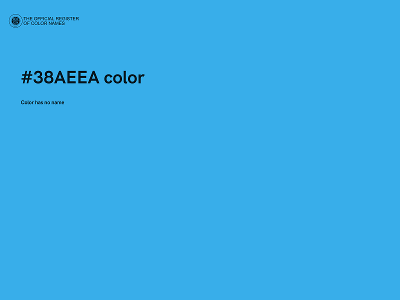 #38AEEA color image