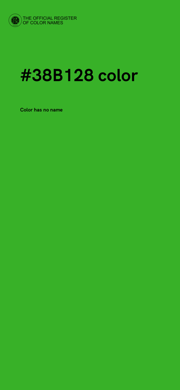 #38B128 color image