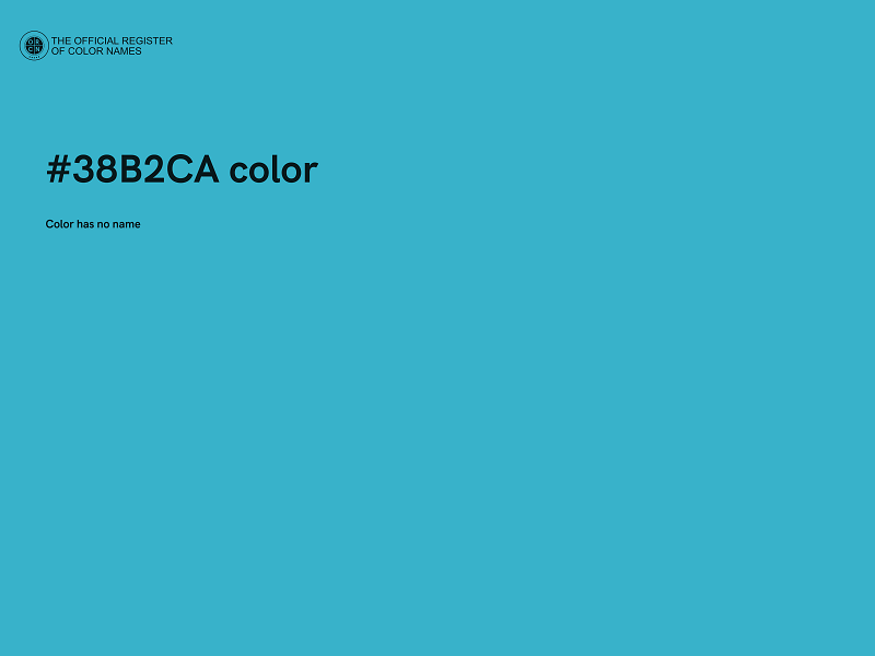 #38B2CA color image