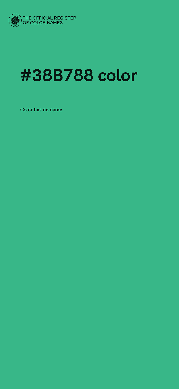 #38B788 color image