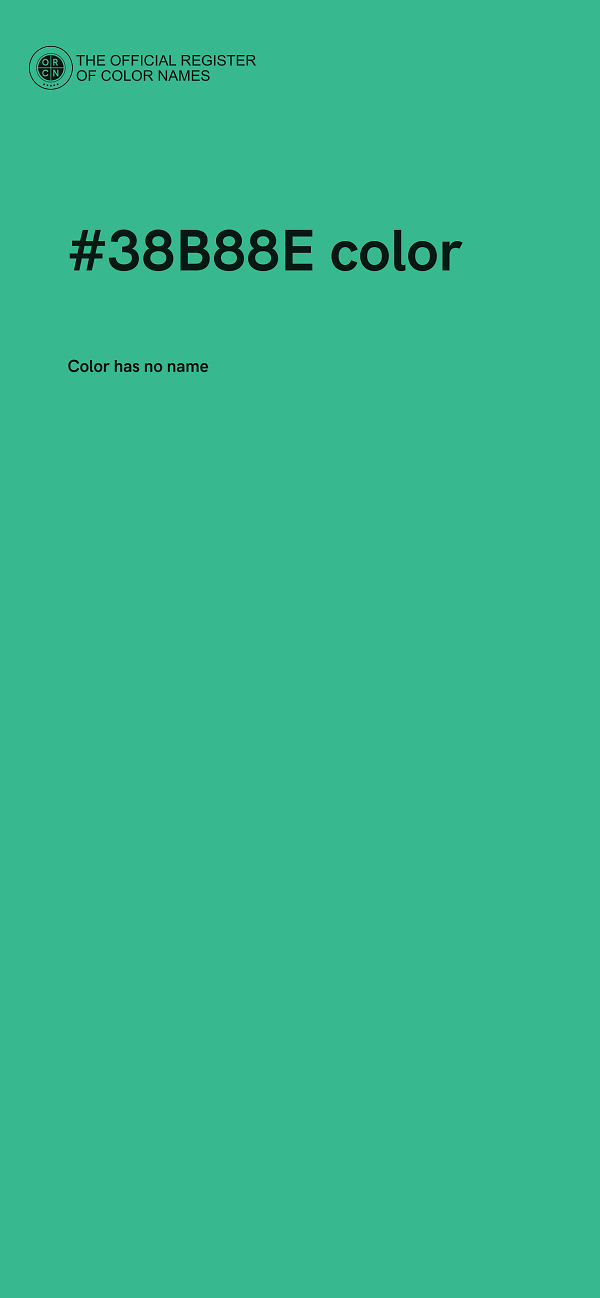#38B88E color image
