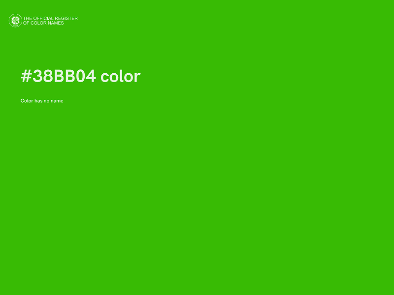 #38BB04 color image