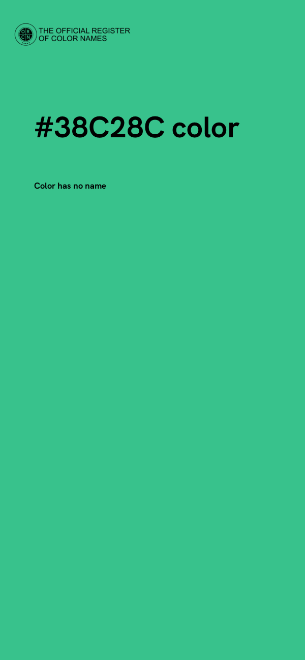 #38C28C color image