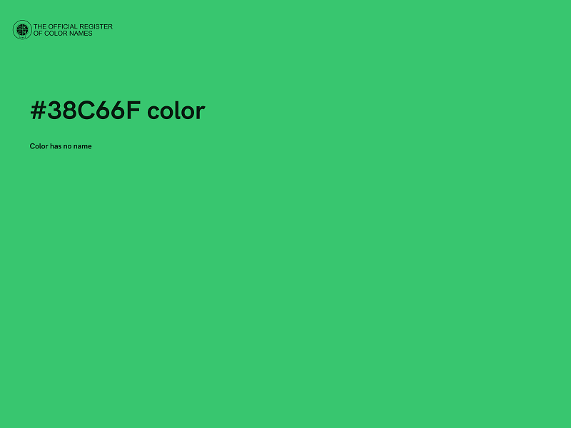 #38C66F color image