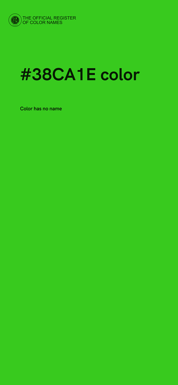 #38CA1E color image