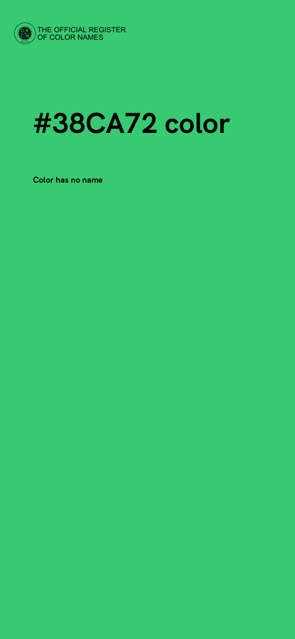 #38CA72 color image