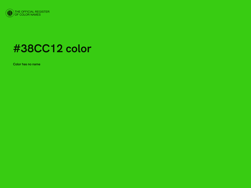 #38CC12 color image