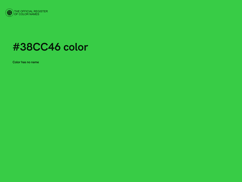 #38CC46 color image