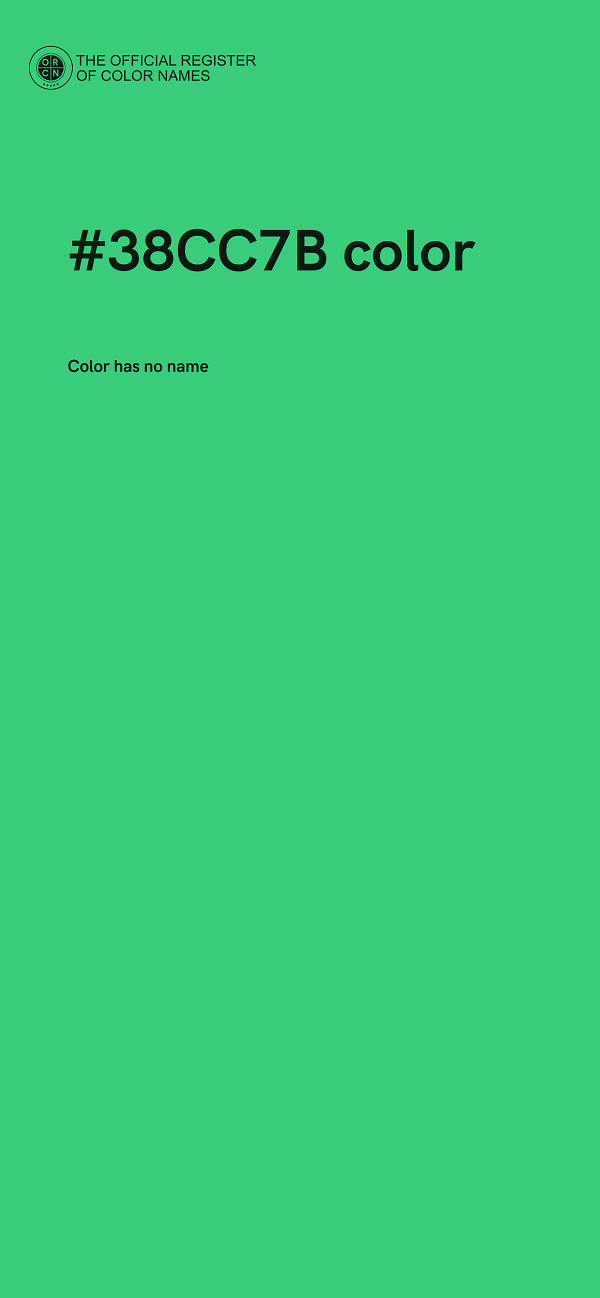 #38CC7B color image