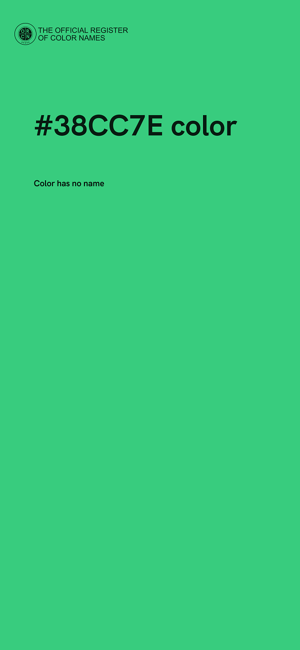 #38CC7E color image