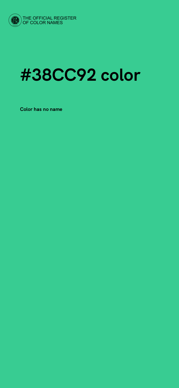 #38CC92 color image
