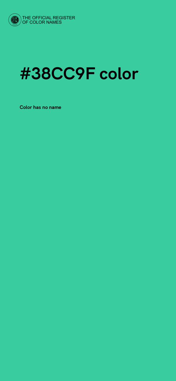#38CC9F color image