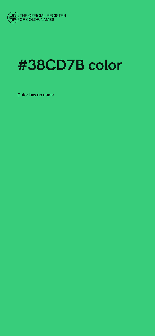 #38CD7B color image