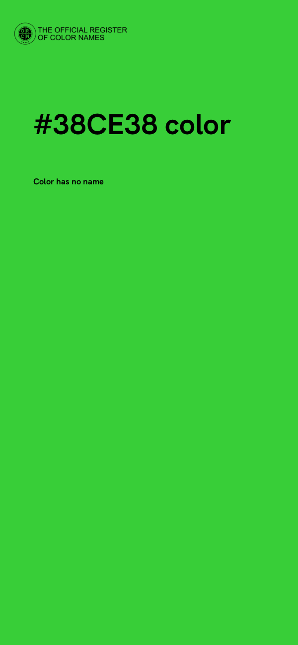 #38CE38 color image