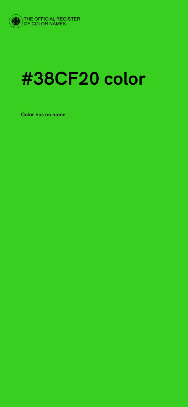 #38CF20 color image