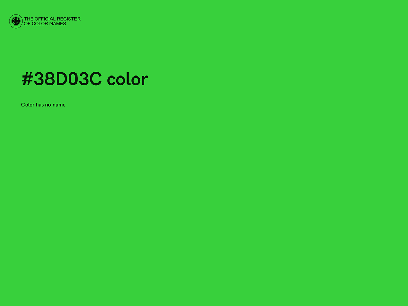 #38D03C color image