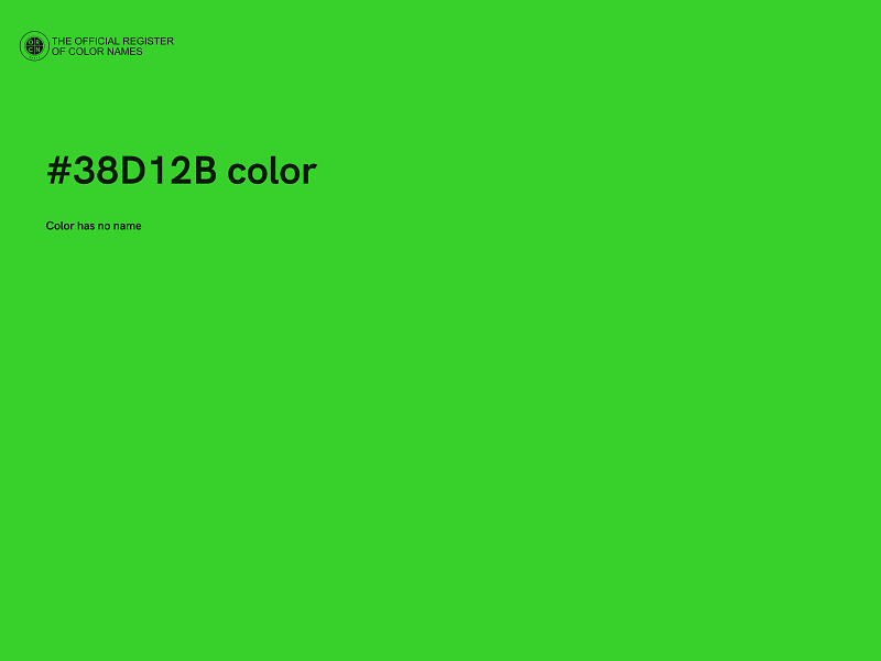 #38D12B color image