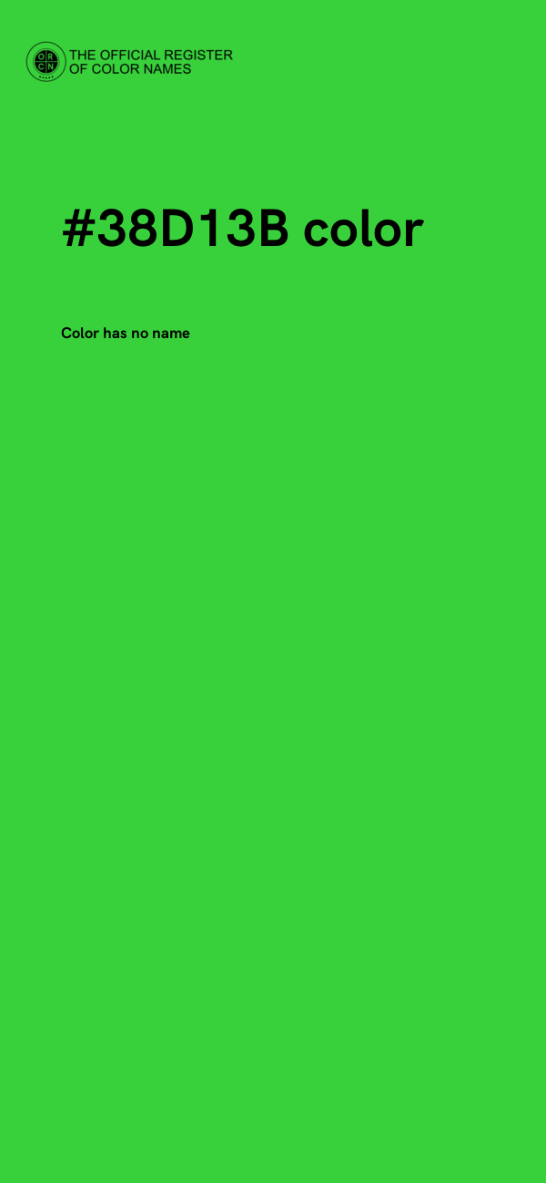 #38D13B color image