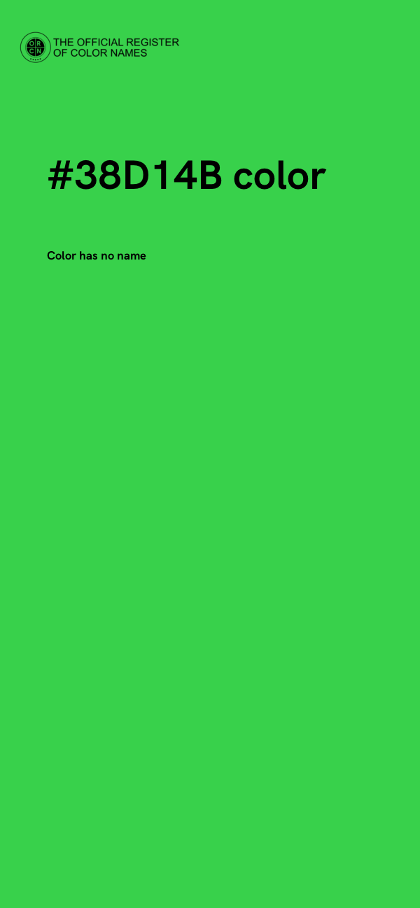 #38D14B color image
